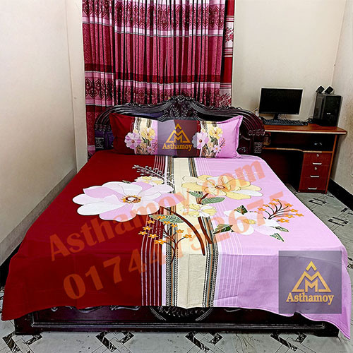 Luxury Panel Bed sheet With Two Matching Pillow Covers