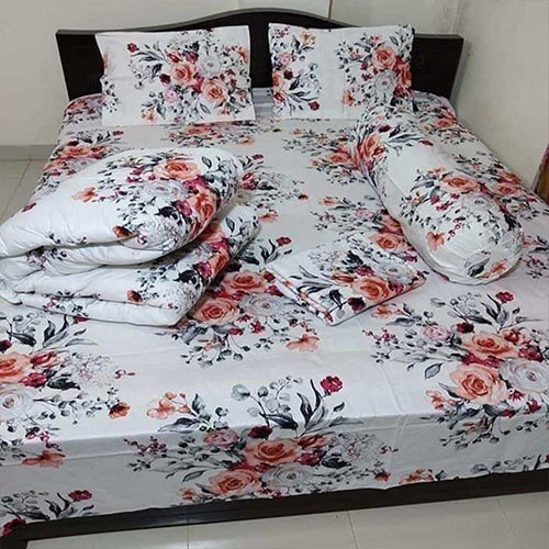 ৫ পিছ সেট প্রিমিয়াম কোয়ালিটি লাগজারি টুইল কটন ফেব্রিক্স কমফোর্টার